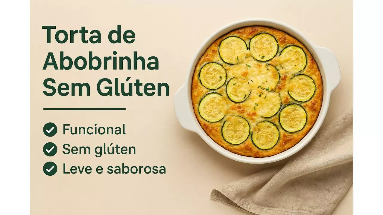 Torta de Abobrinha Funcional