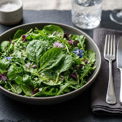 Salada De Folhas Verdes
