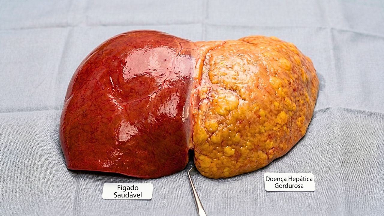 gordura no fígado causada pelo açúcar